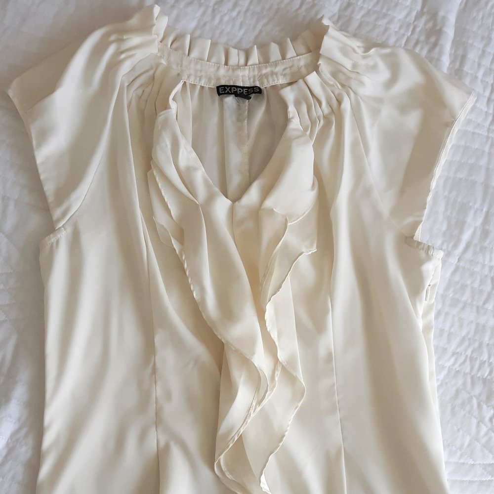 Express Ivory Blouse